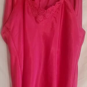 Erika Taylor Intimates 2 Piece Shorty Pajamas Size L Hot Pink